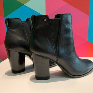 Aldo Genuine Leather Black Booties